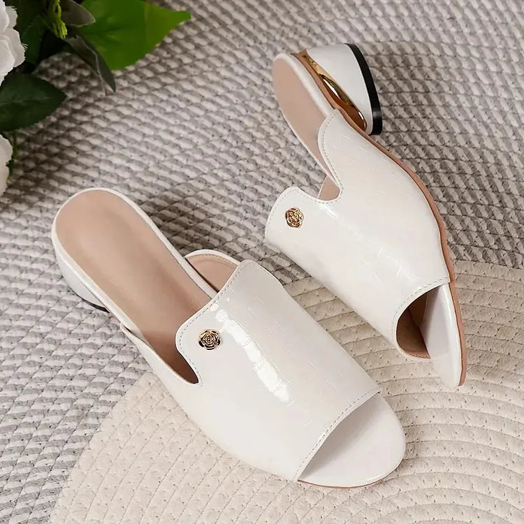 Luxurica Elegant Chunky Heel Sandals