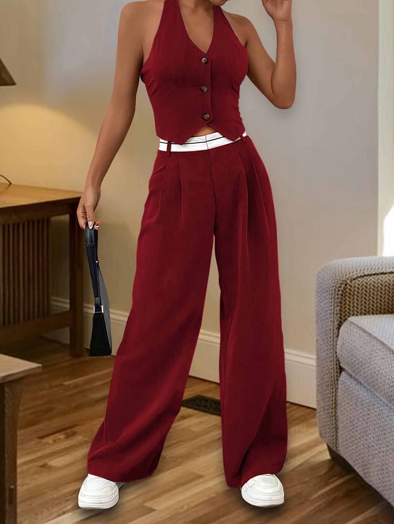 Dazzle Tweedelige Set voor Stijlvolle Vrouwen