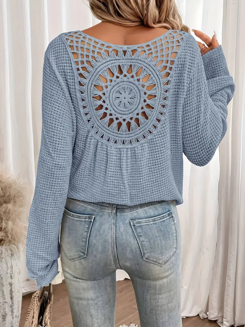 Maglietta a scollo a V - Senti l'arte della moda