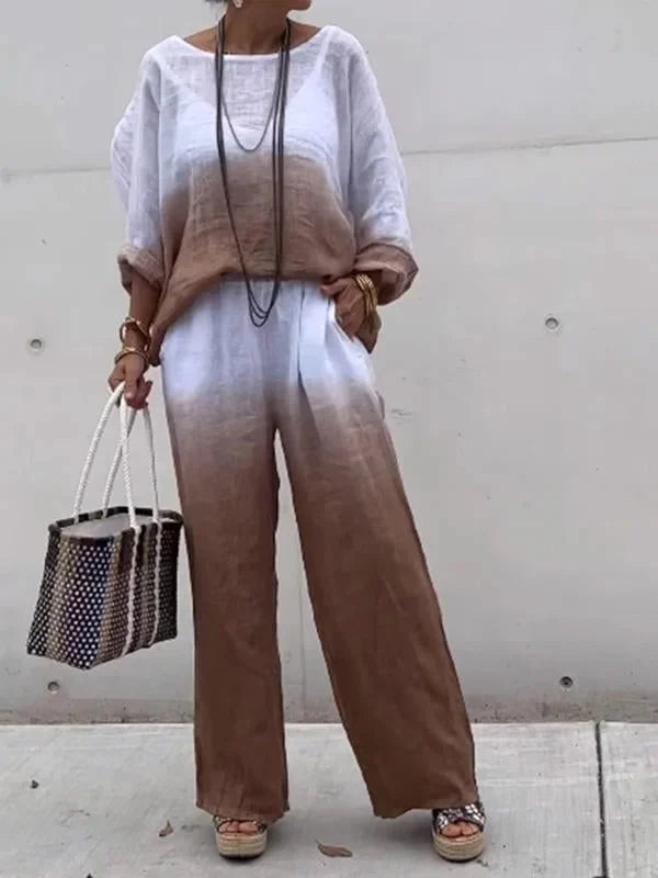 VELANORA - Ensemble d'été confortable et tendance pour femmes