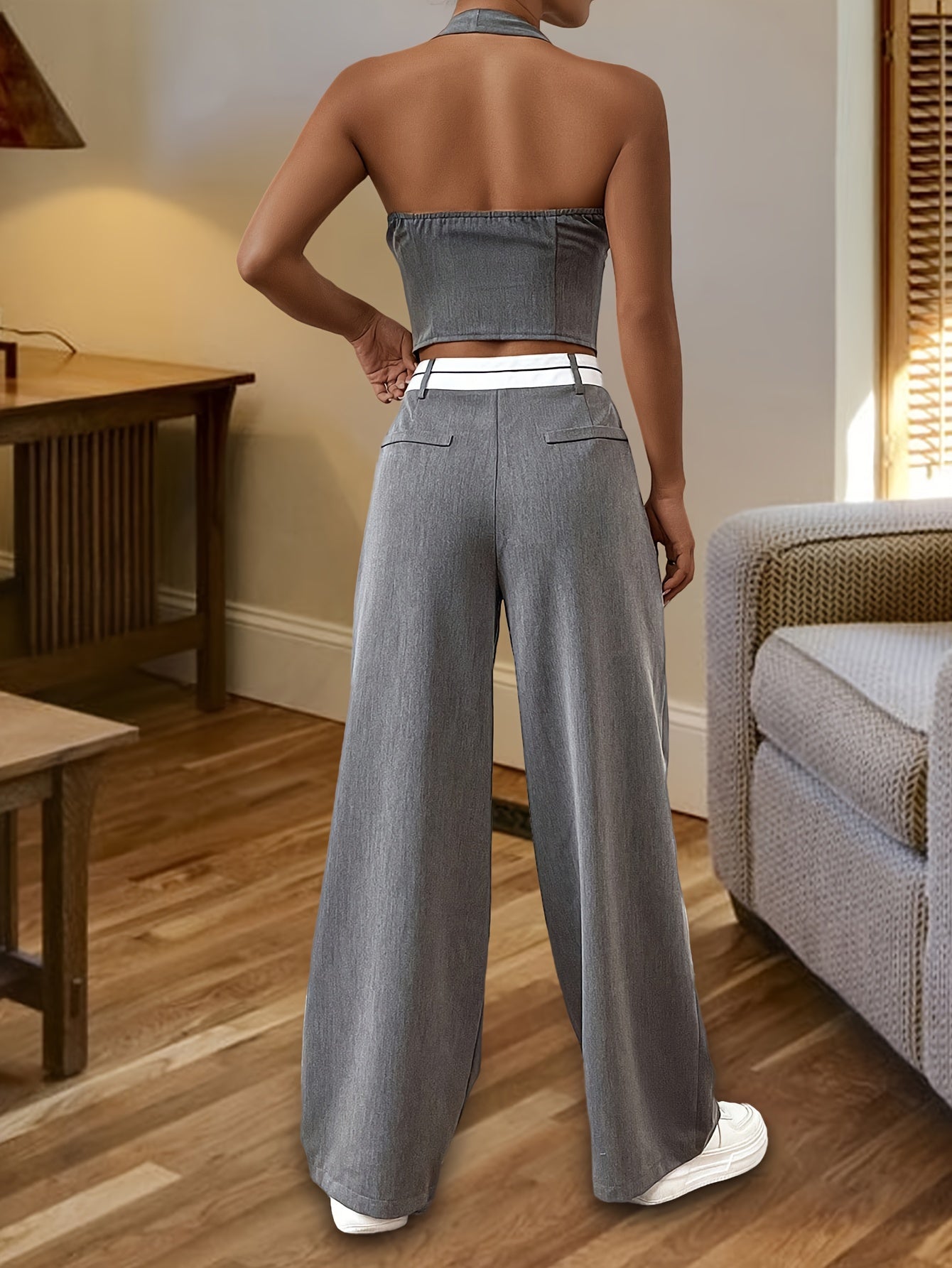 Dazzle Tweedelige Set voor Stijlvolle Vrouwen