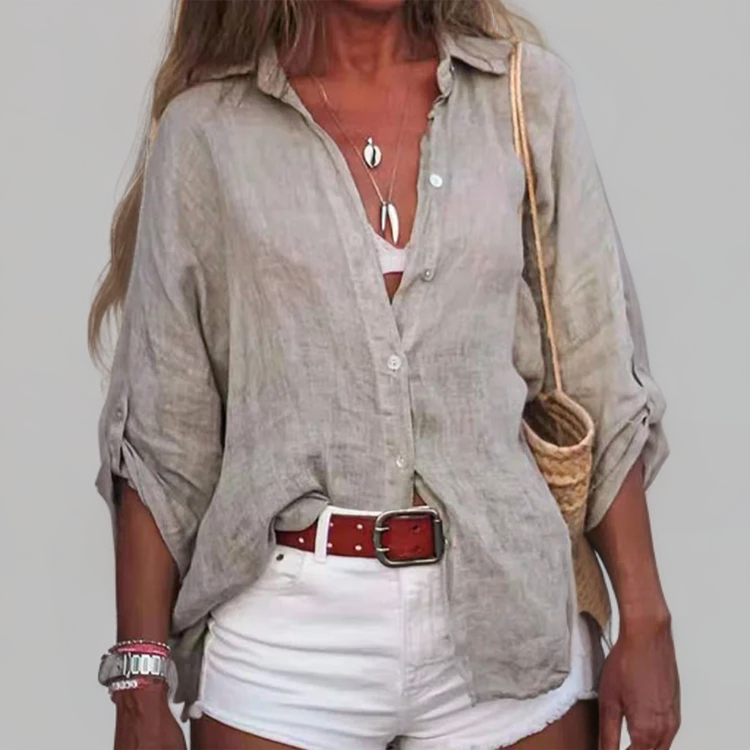 Solstice Summer Linen Tops