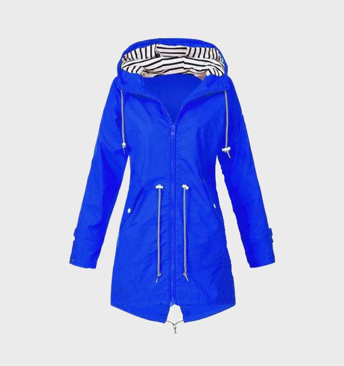 Velanora- modieuze regenjack winddicht en waterdicht met zachte binnenvoering