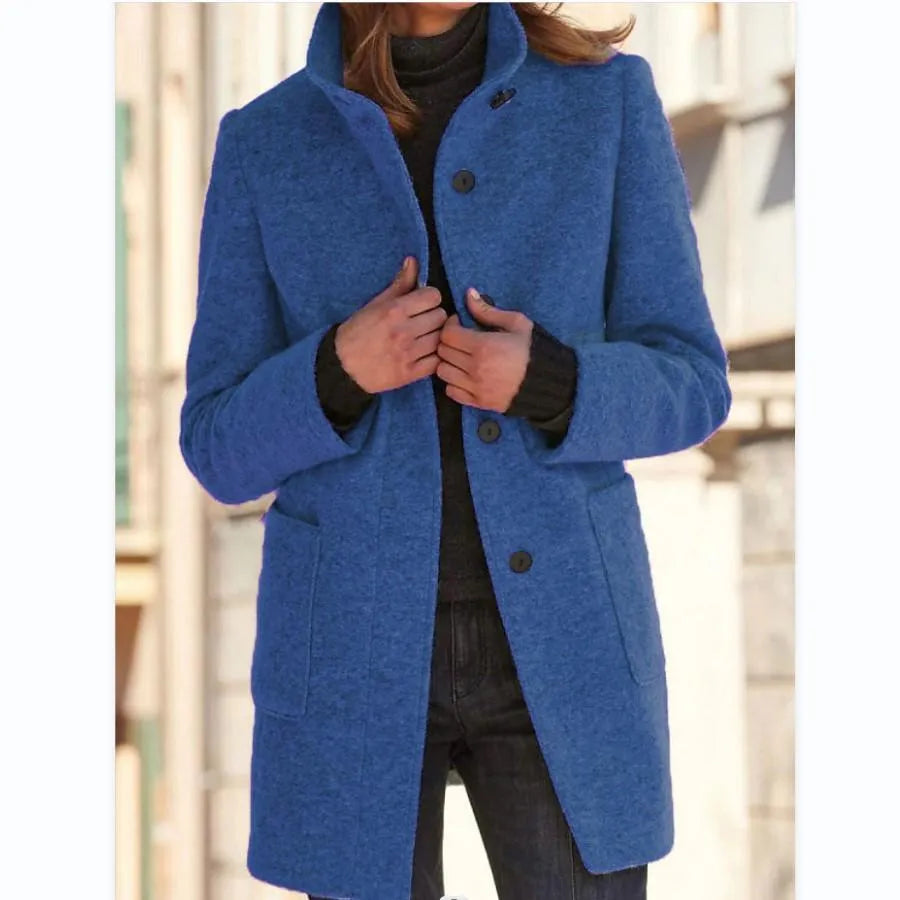 Timeless Elegance: Isabella | Fashionable Button Coat