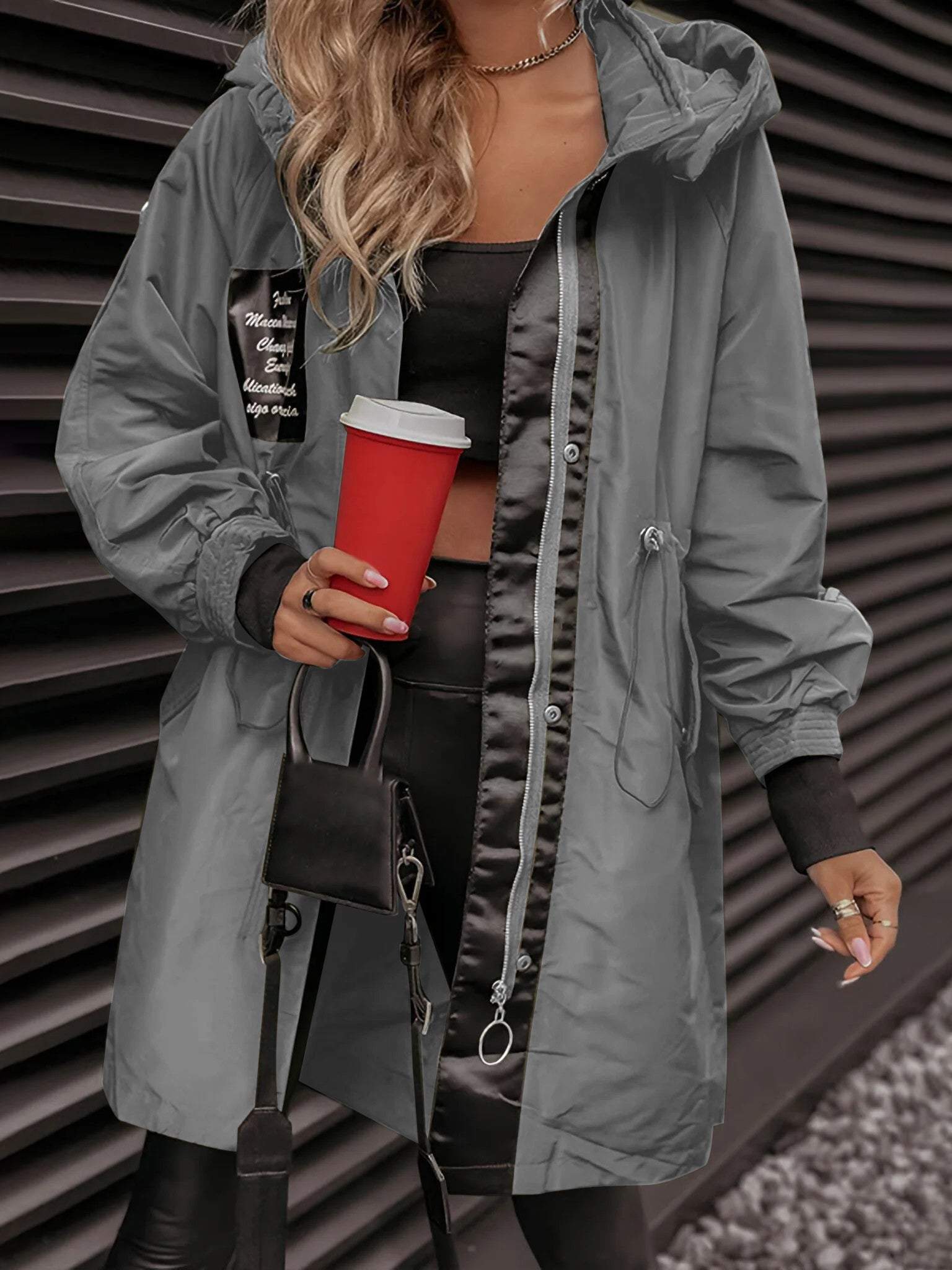FrostGlow | Short Warm Winter Jacket of Teddy Fabric | Stylish and Comfortable for the Cold Days