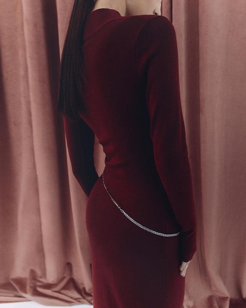 Velanora| Elegante Abito Lungo Attillato