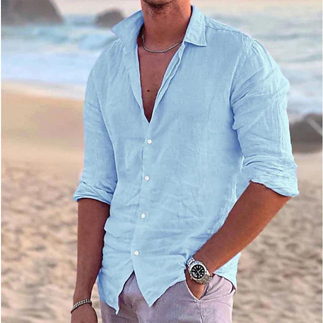 Variant image for Zander Heren Shirt – Ademend Katoen-Linnen, Casual Comfort-34