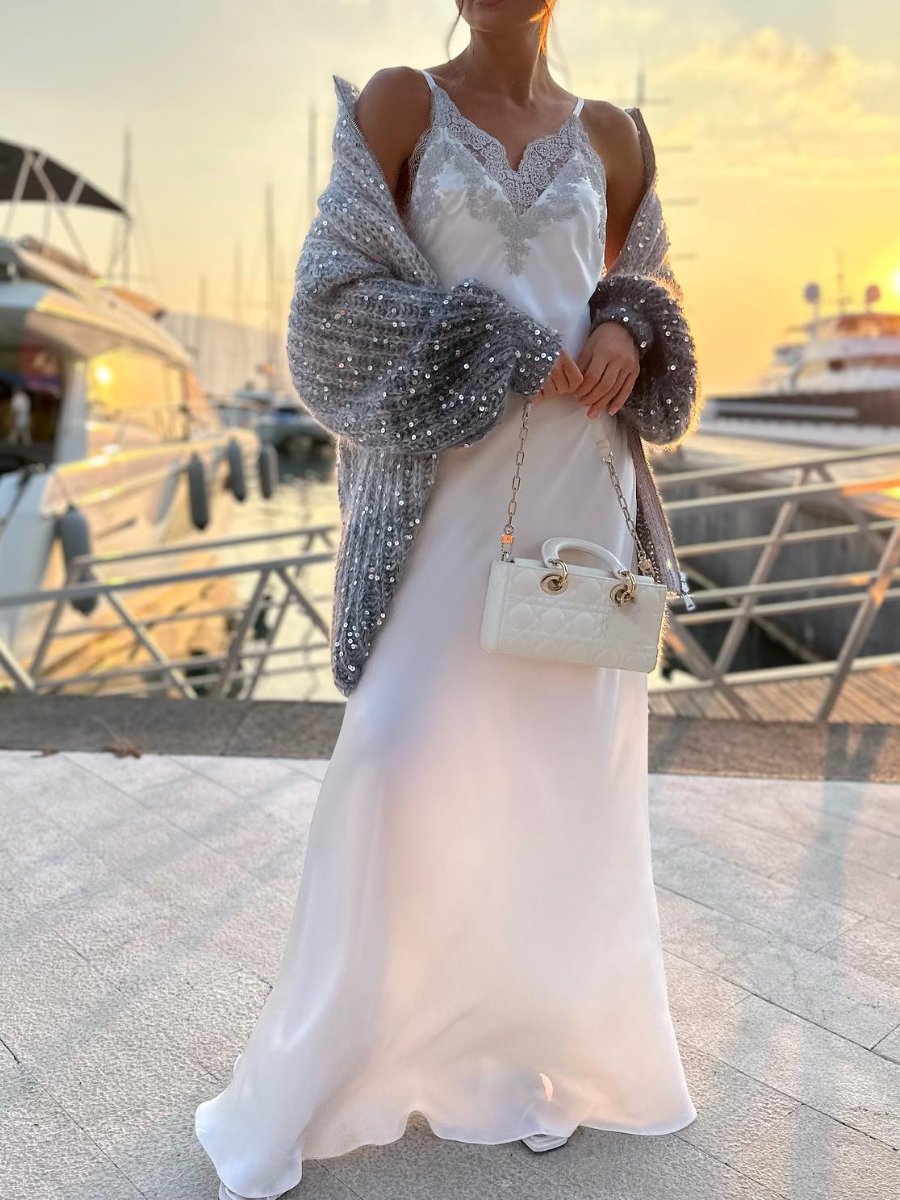 Giacca a maglia con zip di Aurora: senza sforzo elegante con un tocco pratico!