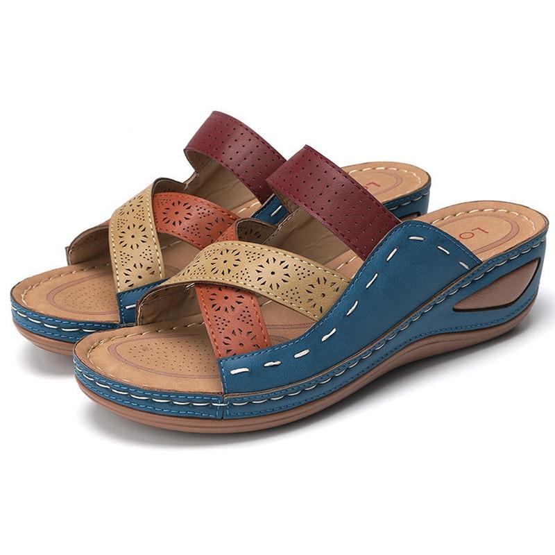 Luchtige orthopedische sandalen voor dames van Velanora