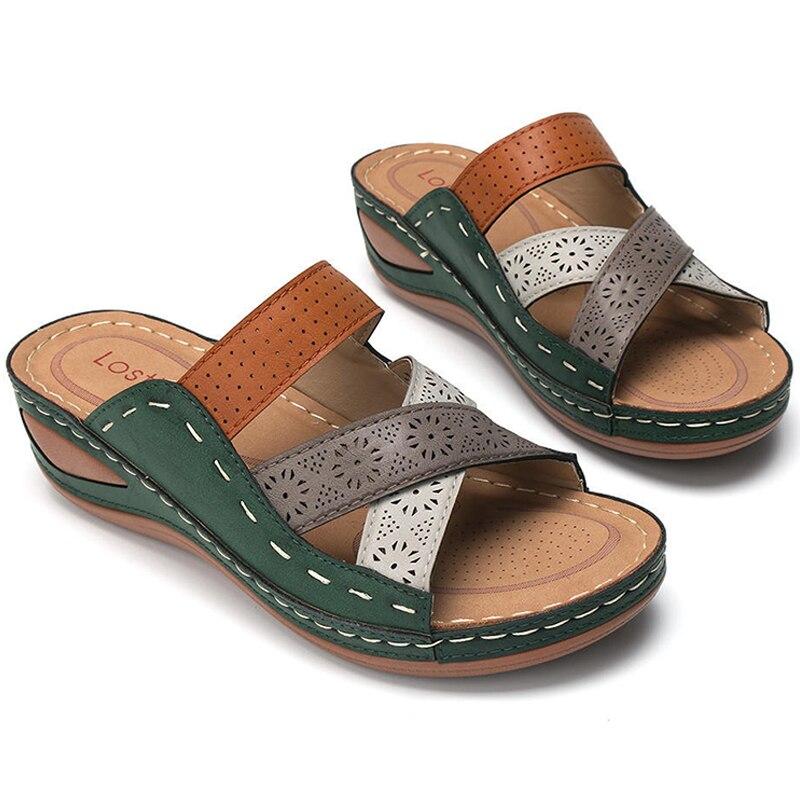 Luchtige orthopedische sandalen voor dames van Velanora