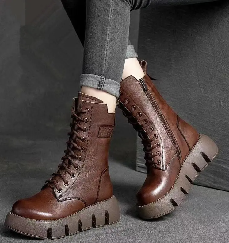 Stap in winterstijl: Aurora dameslaarzen met fleecevoering en dikke zool