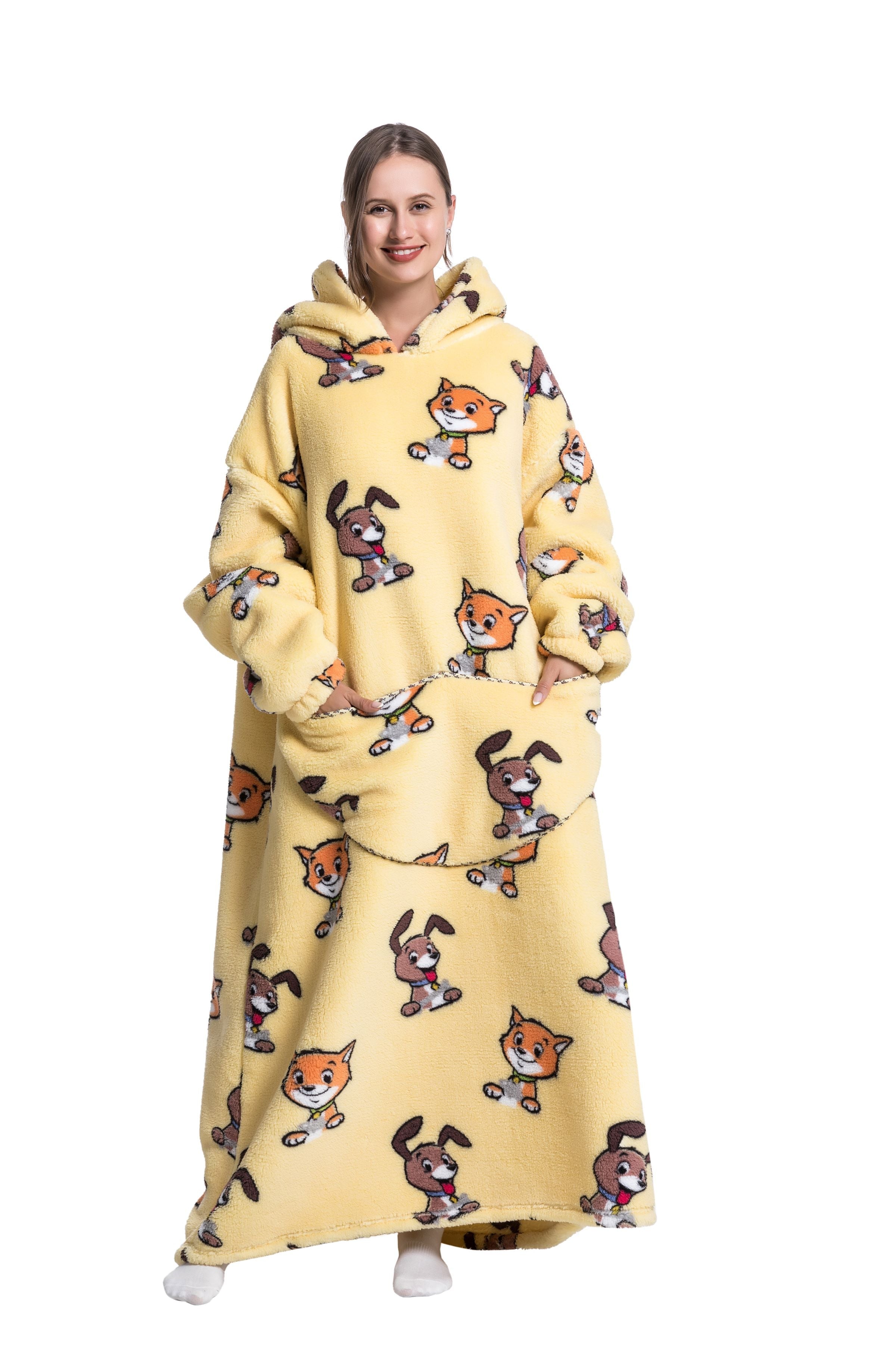 Fluffy Hoodie Blanket: Enjoy Luxurious Comfort and Style!