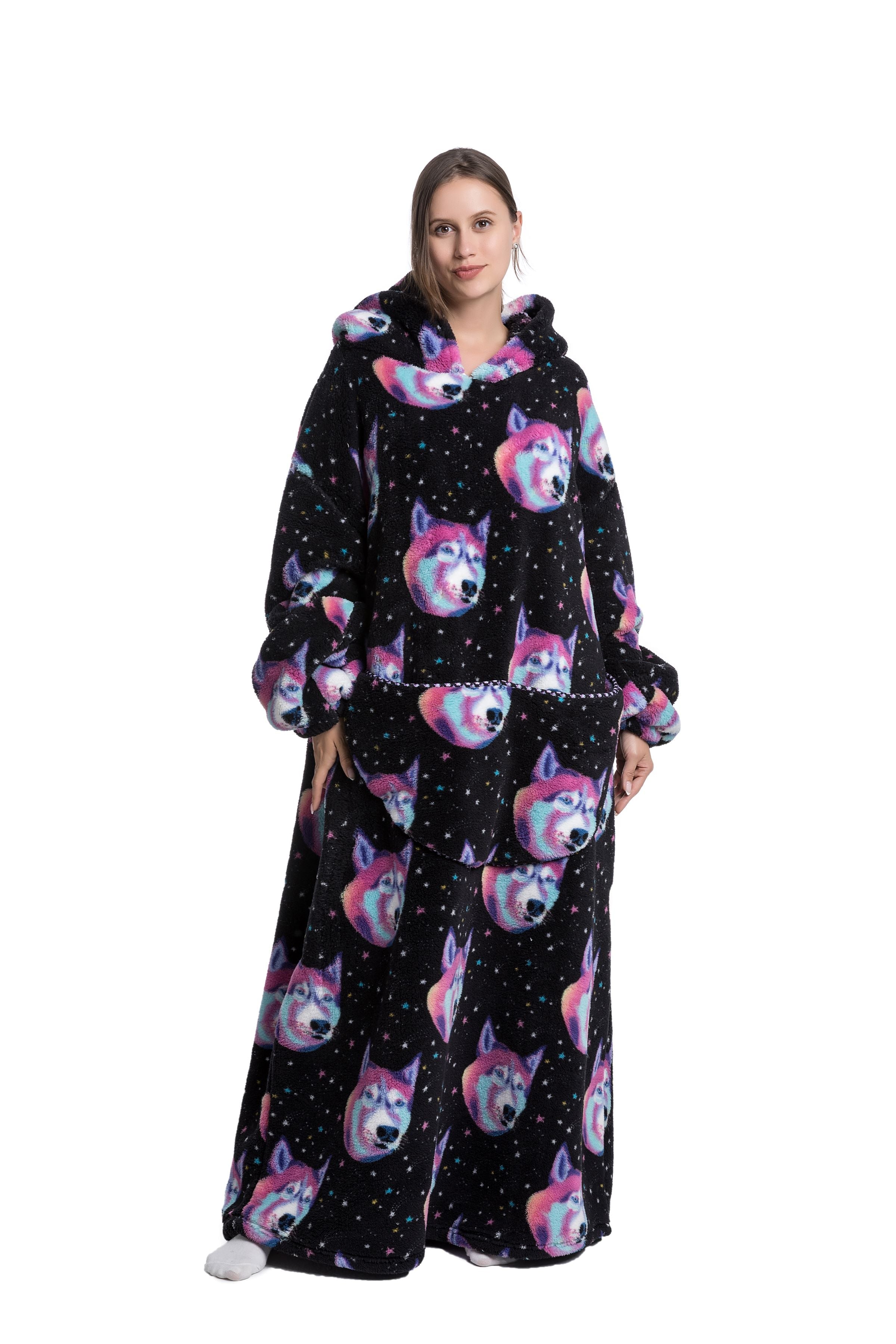 Fluffy Hoodie Blanket: Enjoy Luxurious Comfort and Style!