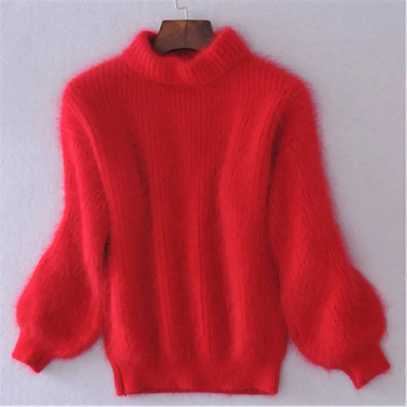 Locker gestrickter Pullover in Uni-Farbe – Bequemer und stilvoller Damenpullover für jeden Tag