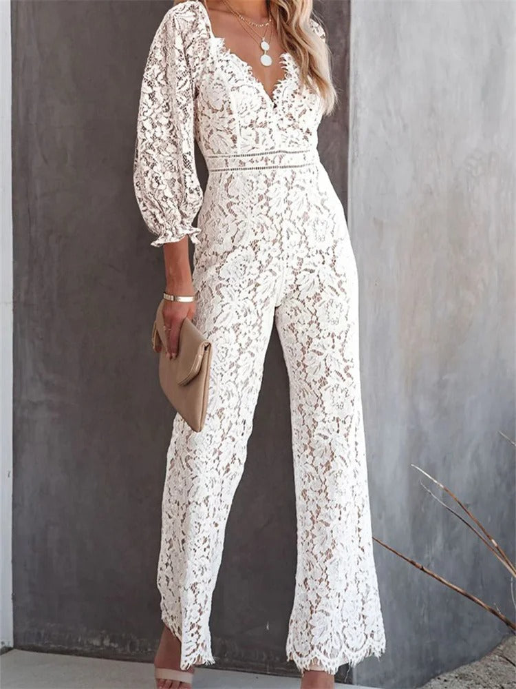 Femina Couture Bloemen Jumpsuit