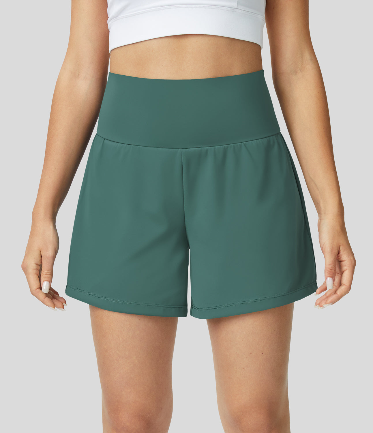 Variant image for Mira Yoga Shorts – 2-in-1 Ontwerp, Hoge Taille, Ademend Materiaal-16