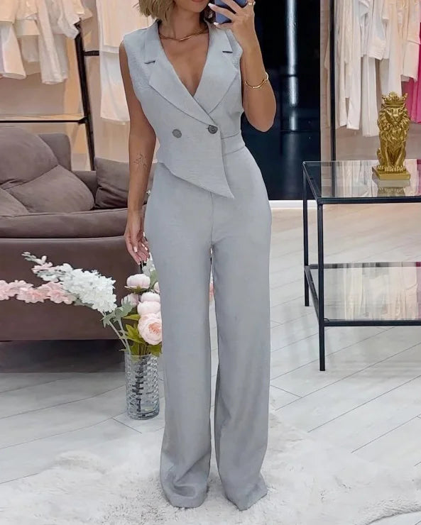 EDITH Jumpsuit mit Reverskragen