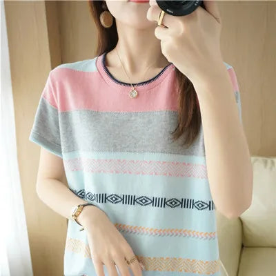 SunnyStyle maglietta di cotone