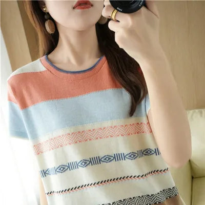 SunnyStyle maglietta di cotone