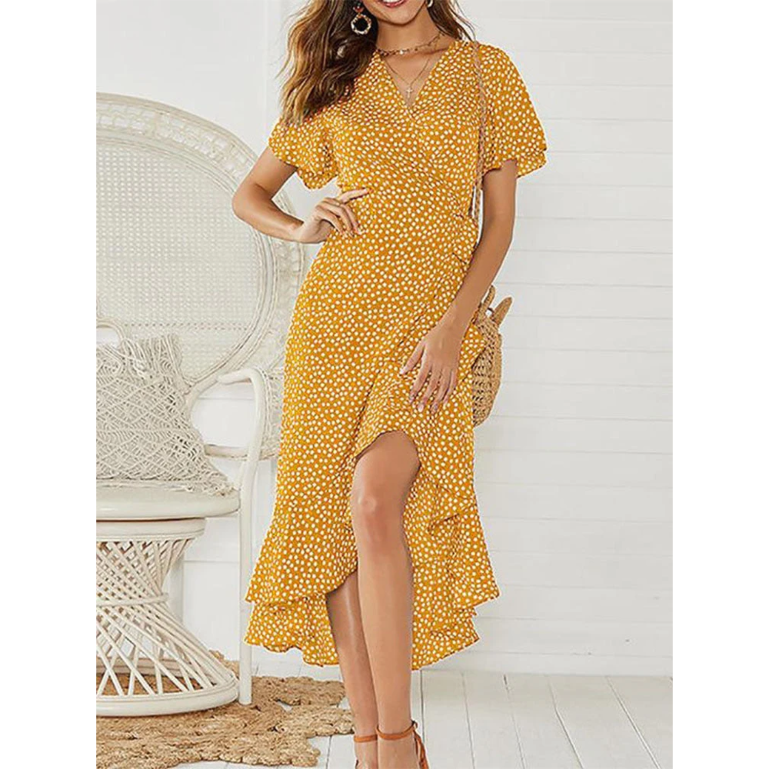 Bohemian Glow Vestito Maxi Estivo