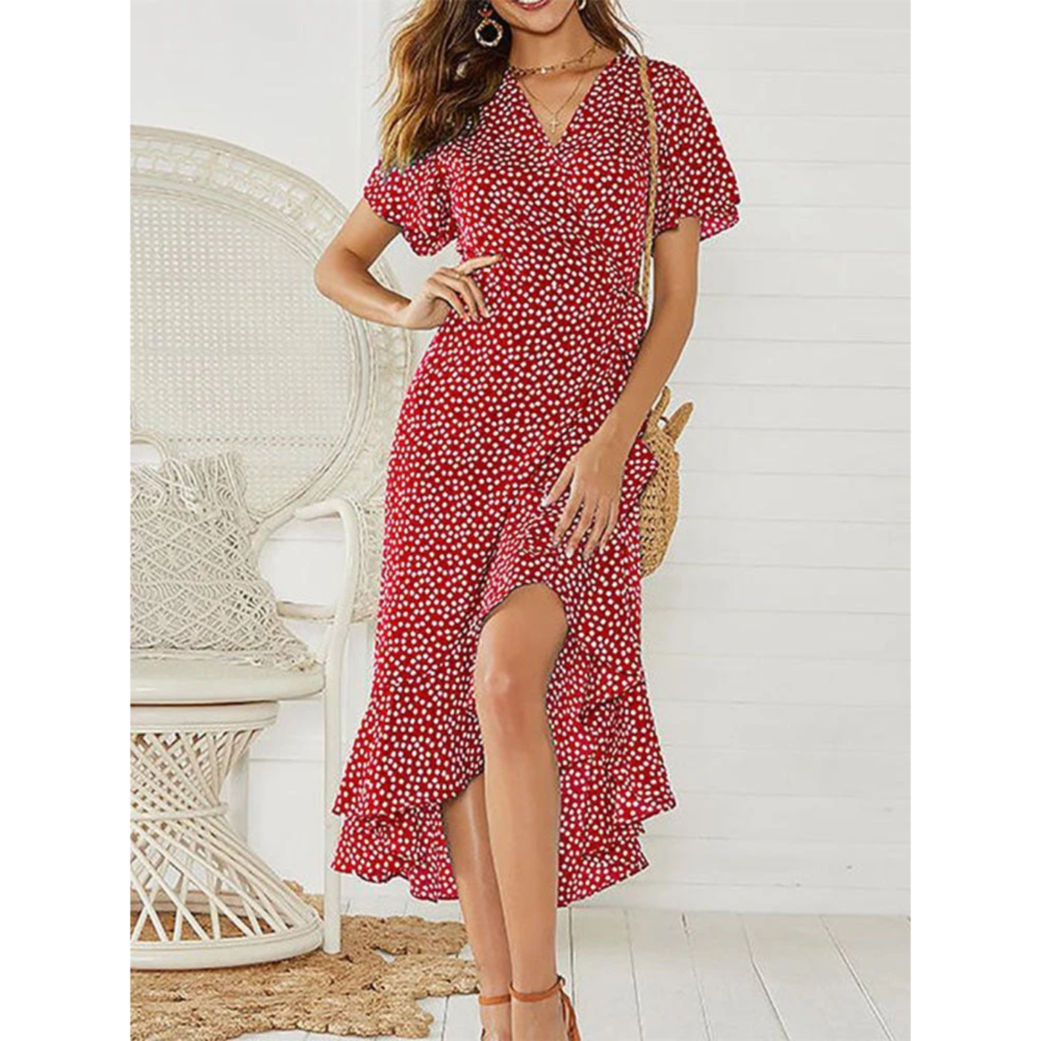 Bohemian Glow Vestito Maxi Estivo