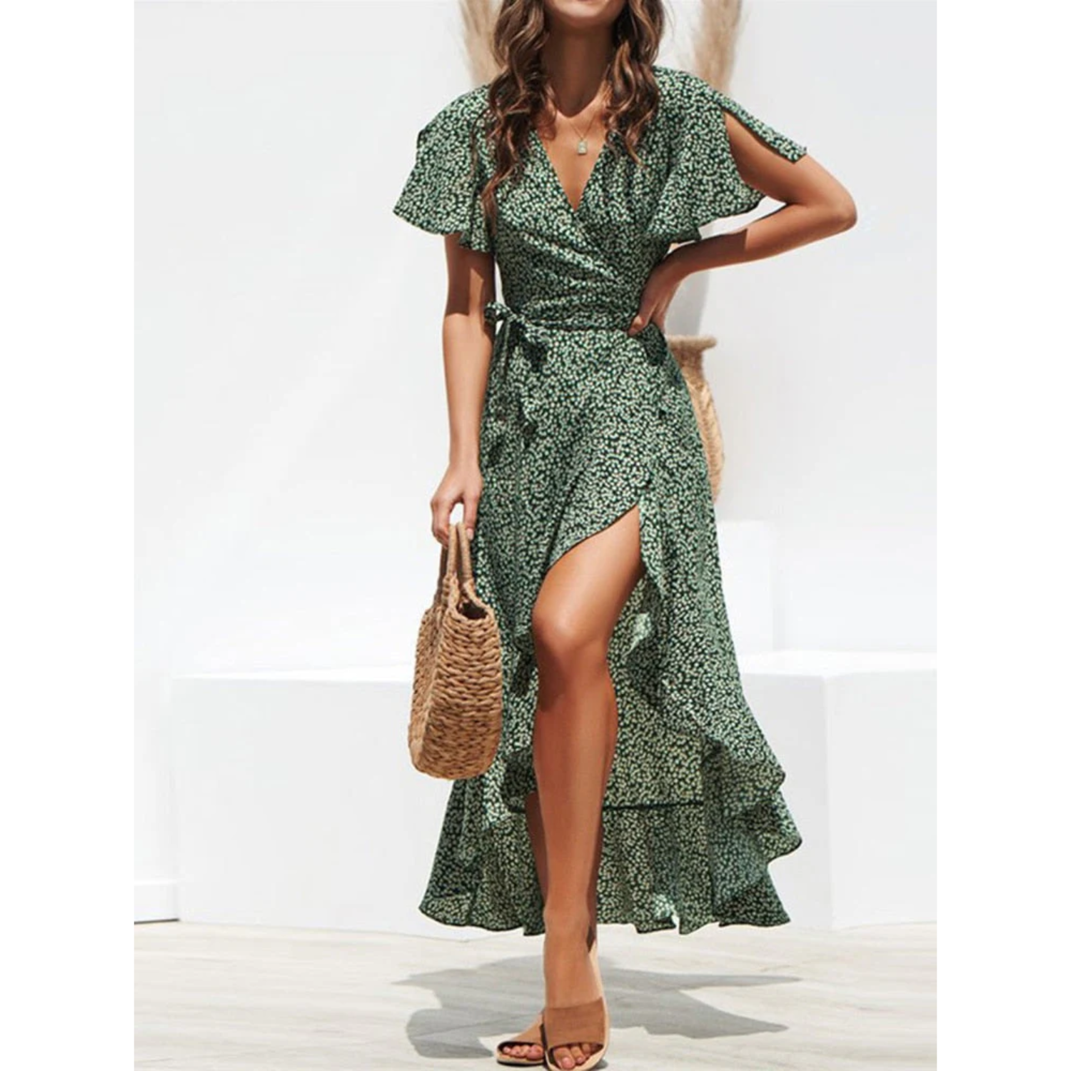 Bohemian Glow Vestito Maxi Estivo