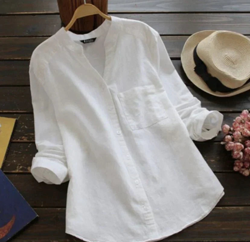 Camicia Casual Velanora in Cotone Fino