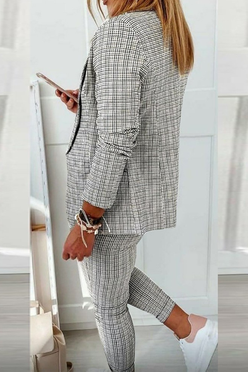 UrbanFinesse Casual Street Patchwork Set – Stijlvolle en Comfortabele Tweedelige Outfit voor Dames