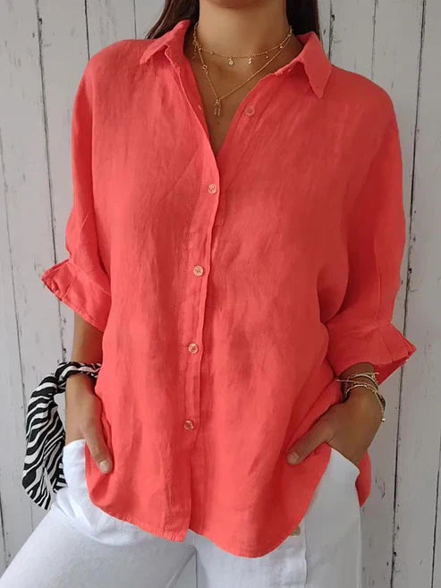 Summer Breeze Linen Summer Shirt