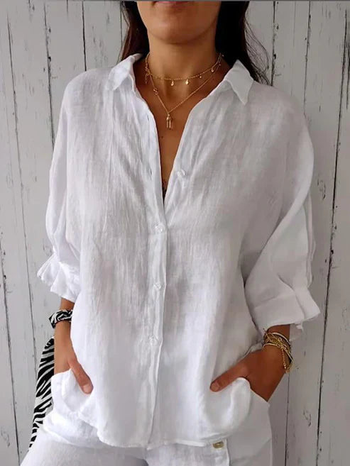 Summer Breeze Linen Summer Shirt