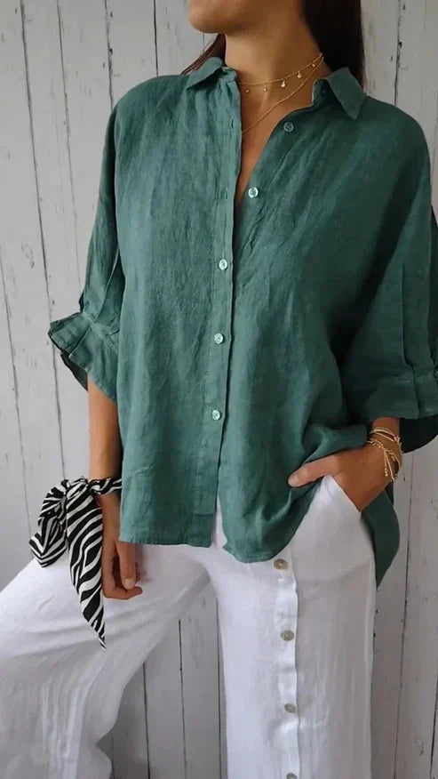 Summer Breeze Linen Summer Shirt