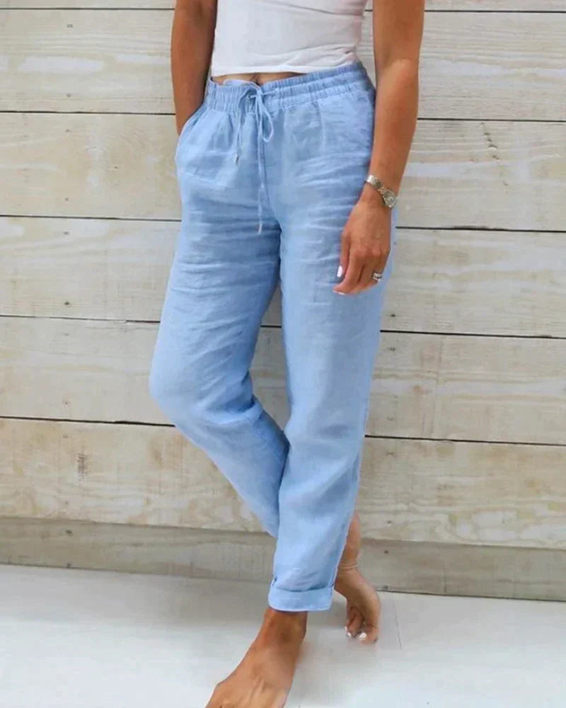 Velanora - Stilvolle Leinenhosen für Damen