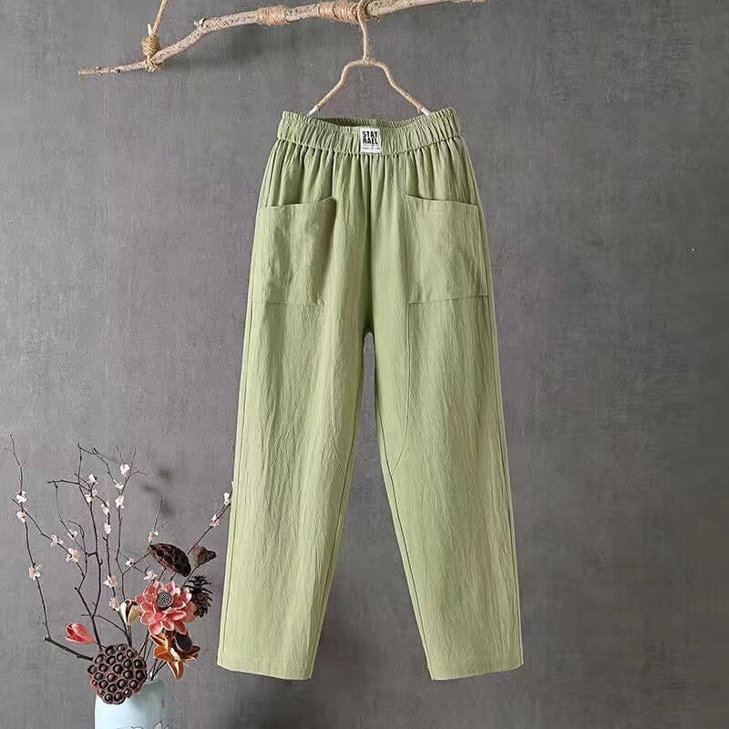 Jocelyn Pantaloni Harem in Lino