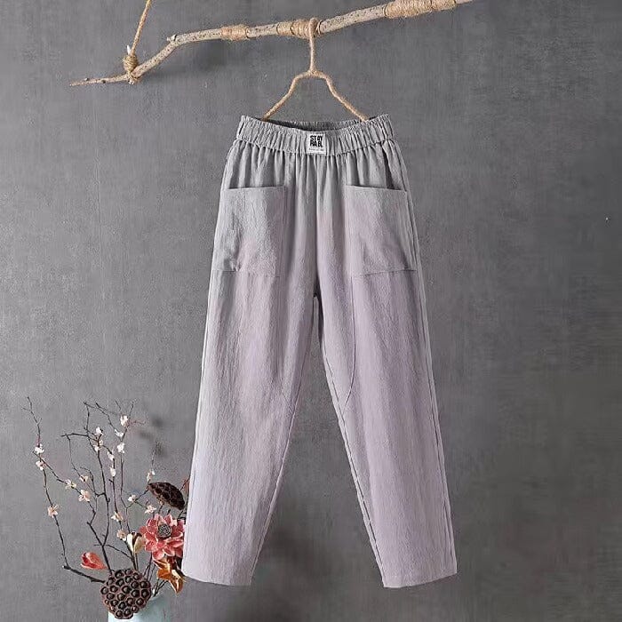 Jocelyn Pantaloni Harem in Lino