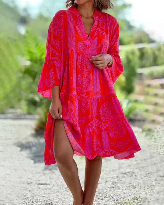 Boho Katoenen Jurk - Luna & Soleil
