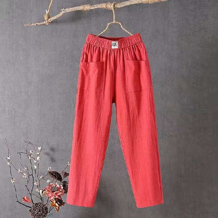 Jocelyn Pantaloni Harem in Lino