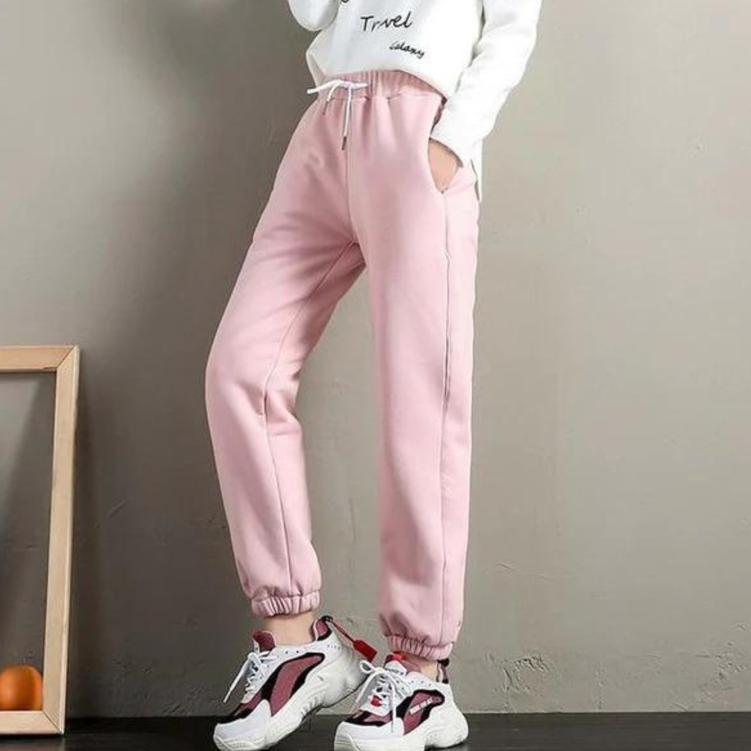Evanora Pantaloni da jogging in pile