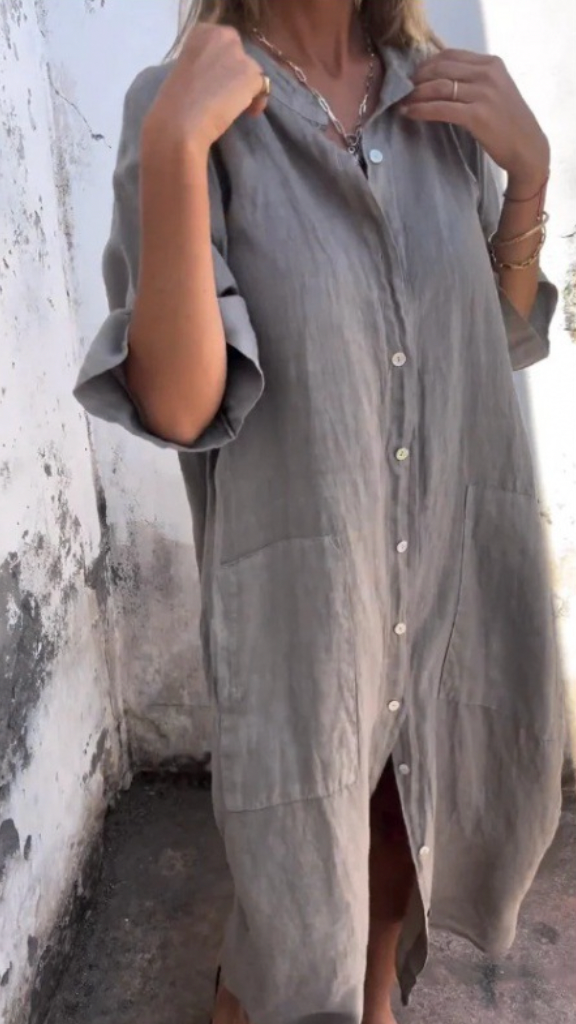 Stilvolle Maygret Lange Bluse von ElegantaStyle