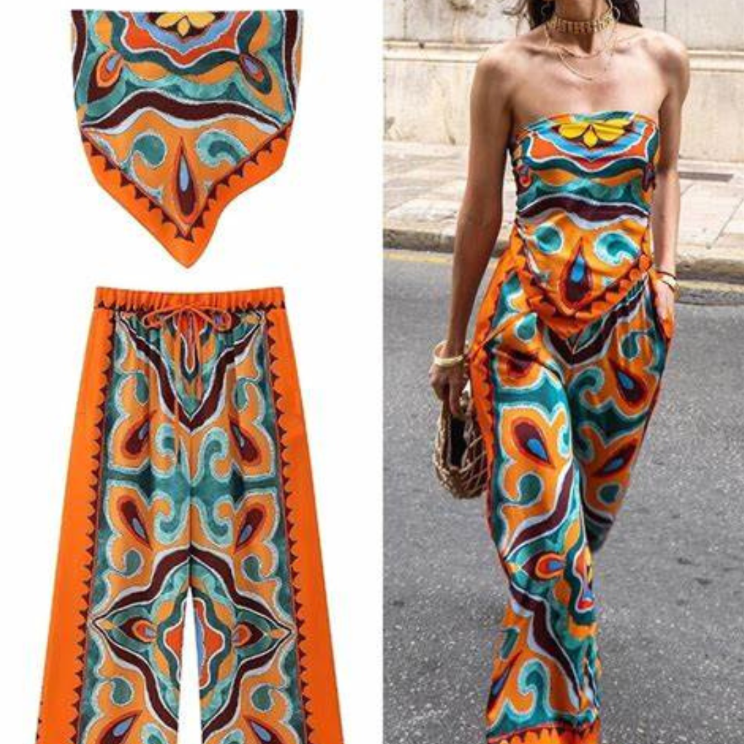 Set pantaloni con coulisse di Fiora Eleganza
