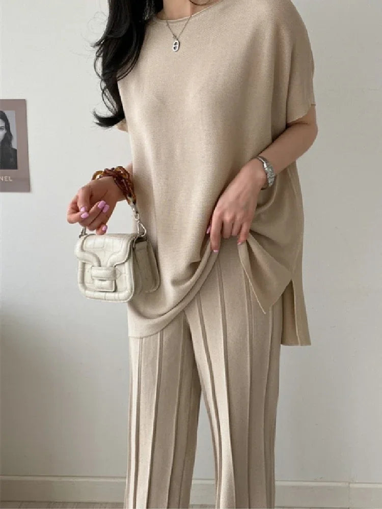 UrbanChic Gebreide Tweedelige Set