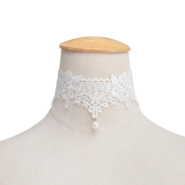 Aurora Vintage Halsband Halskette mit Perlen