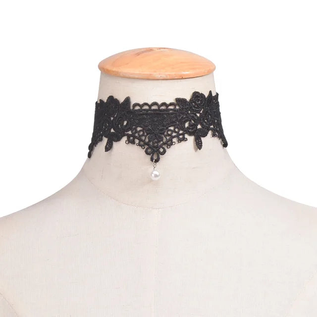 Aurora Vintage Halsband Halskette mit Perlen