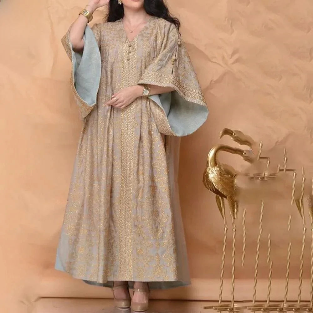 T-LeeterMode V-Ausschnitt Kleid