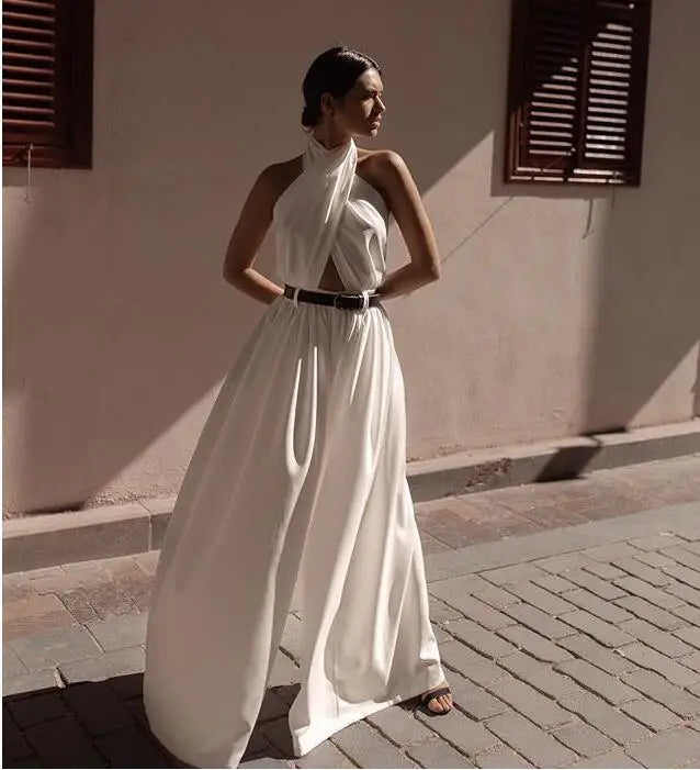 Women's Halter Jumpsuit for Summer Stylish Adventures