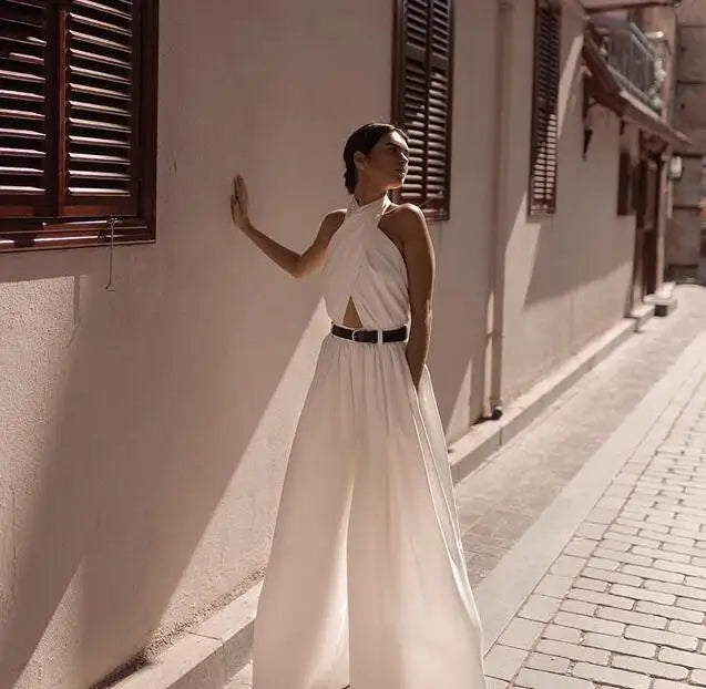 Women's Halter Jumpsuit for Summer Stylish Adventures