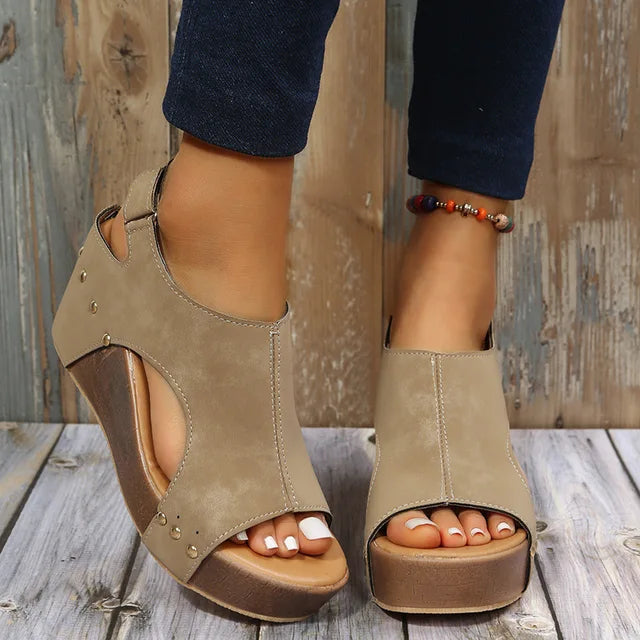 BellaStride Zomer Bries Sandali con Zeppa
