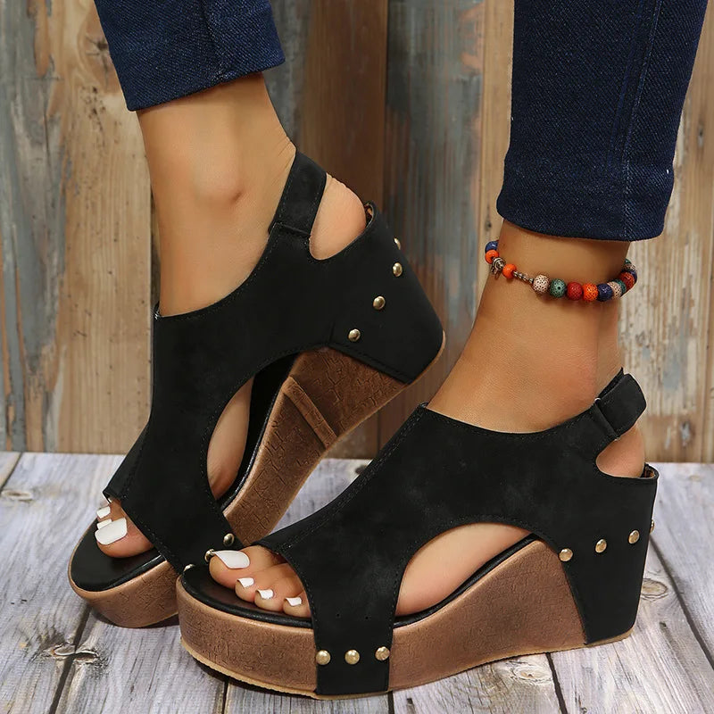 BellaStride Zomer Bries Sandali con Zeppa