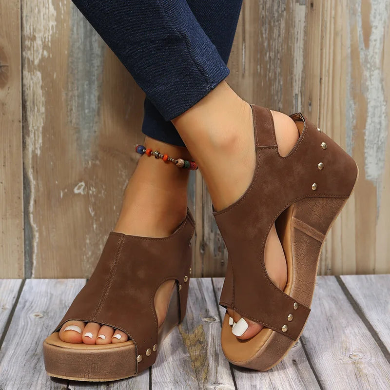 BellaStride Zomer Bries Sandali con Zeppa
