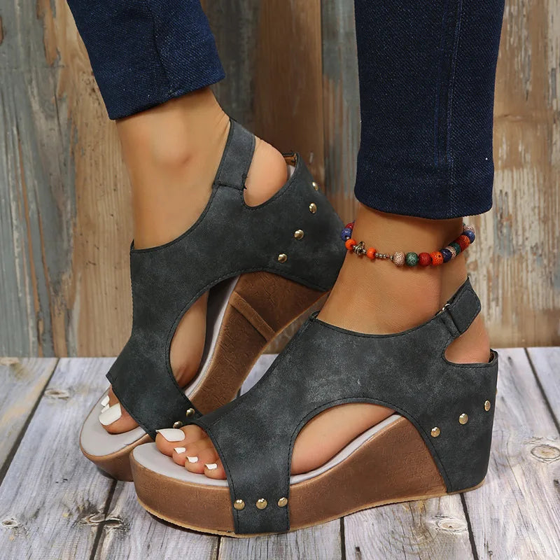 BellaStride Zomer Bries Sandali con Zeppa