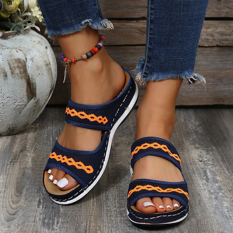 Velanora Orthopedic Leather Sandals